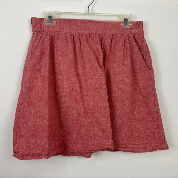 Ann Taylor Loft Petite Linen Blend Skirt Size MP - Picture 1 of 6